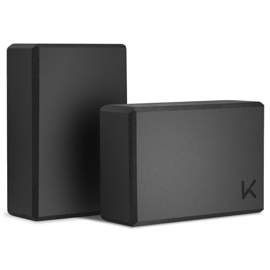 KEEP Yoga Block - 2Pack, High Density EVA Foam Blocks for Yoga, Pilates, Meditation, Aid Balance, Support and Deepen Poses - Non-Slip Lightweight Durable,Smoky Purple (Set of 2)