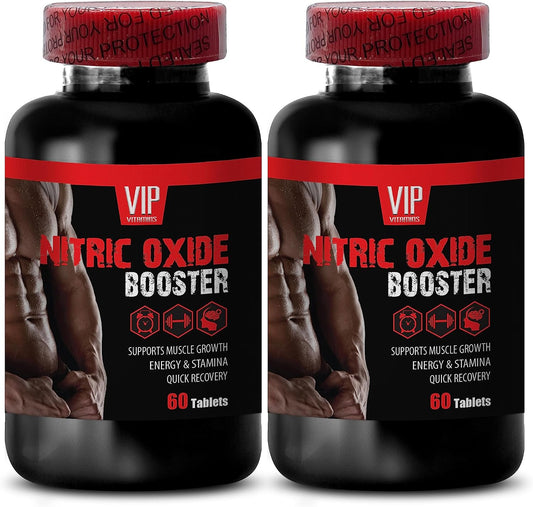 Nitric Oxide Supplement - Nitric Oxide Pills Pre Workout, Pre Workout Nitric Oxide Supplements for Men, Nitric Oxide Muscle Recovery, Nitric Oxide Pre Workout Powder for Men, A-AKG Powder 2Bot