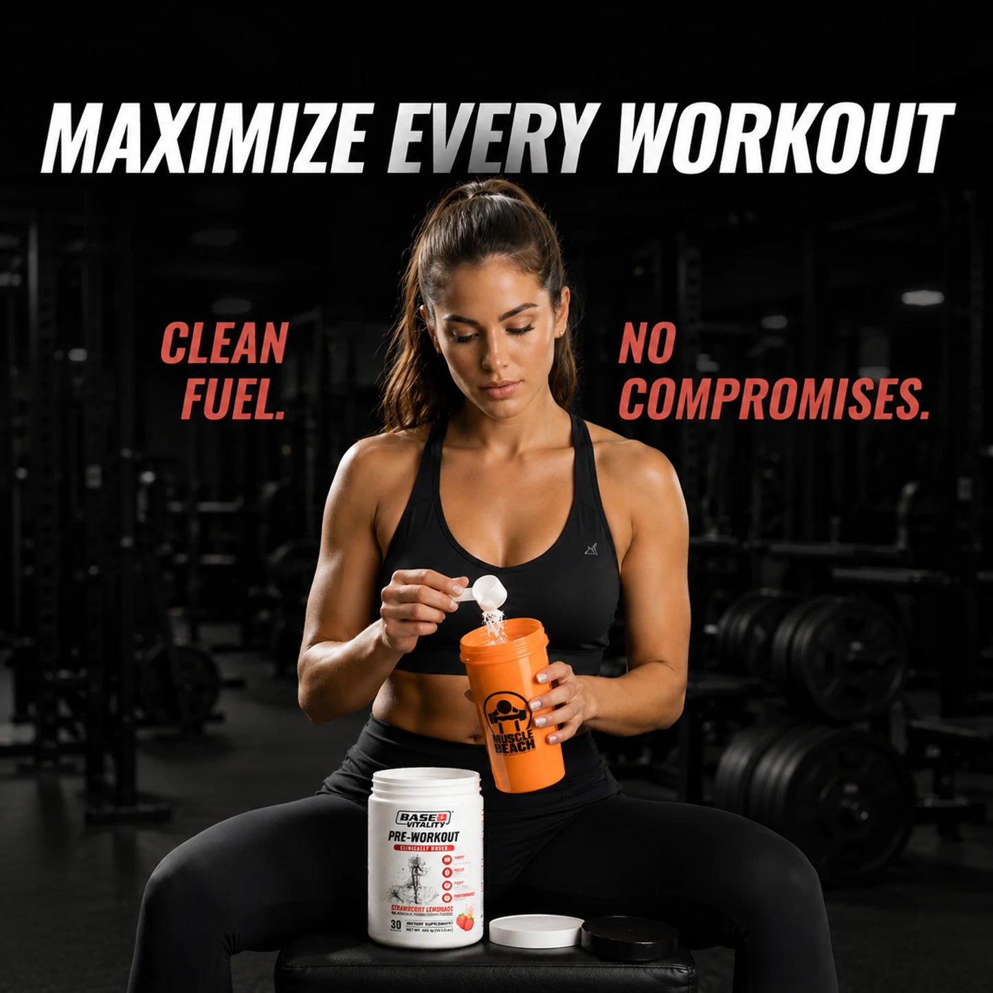 Based Vitality Pre-Workout Strawberry Lemonade