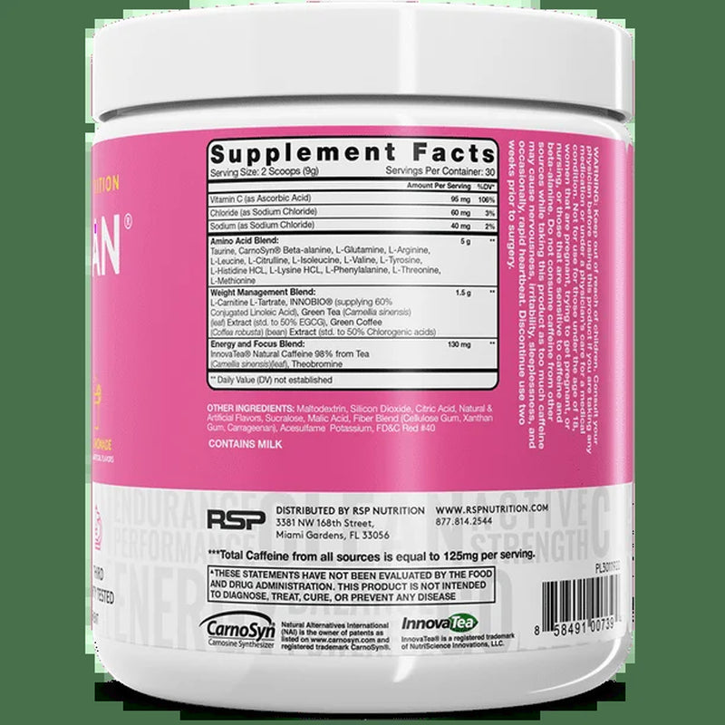 Aminolean Pre Workout Powder with Bcaas, Amino Energy for Lean Muscle, Pink Lemonade