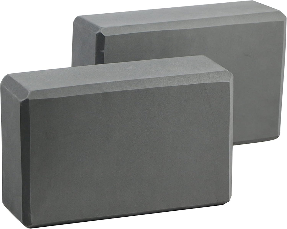 Yoga Blocks 2 Pack, Gym Blocks, Exercise Workout Fitness Bricks, Pilates Stretch Handstand Non-Slip
