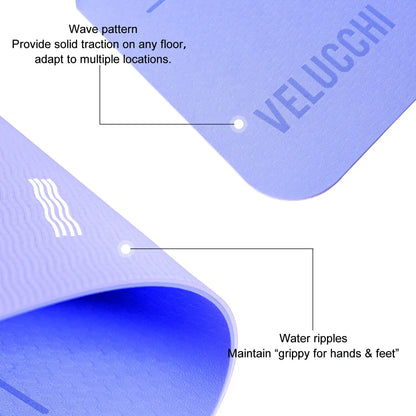 TVF Essential TPE High Density Non Slip Yoga Mat