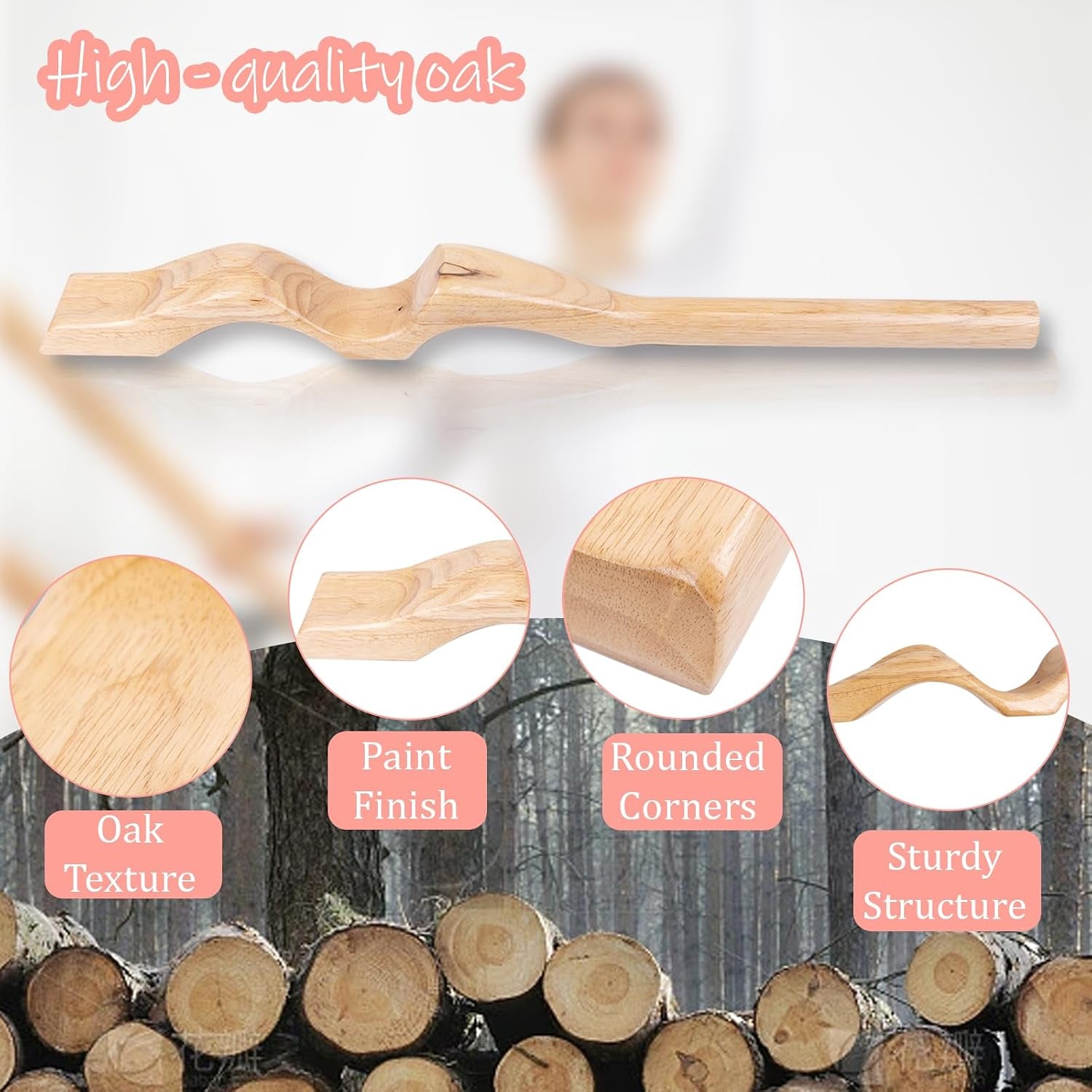 Professional Wooden Ballet Foot Stretcher Set - Arch Enhancer and Toe Strengthener for Ballet Dancers, Gymnasts, Yoga Practitioners with Portable Bag- Ideal Dance Accessories Gift