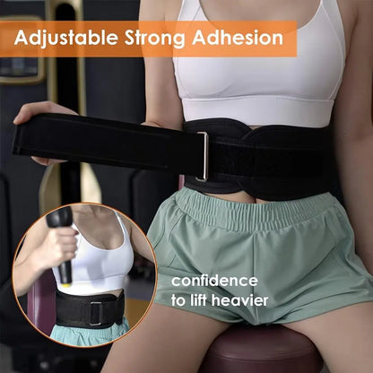 Adjustable Weight Lifting Belt, 1 Count Waist Trainer Belt with Double D-Ring Buckle, Workout Fitness Belt for Squat, Dumbbell, Barbell Exercise, Weightlifting Belt, Gym Accessory, Fitness Accessories