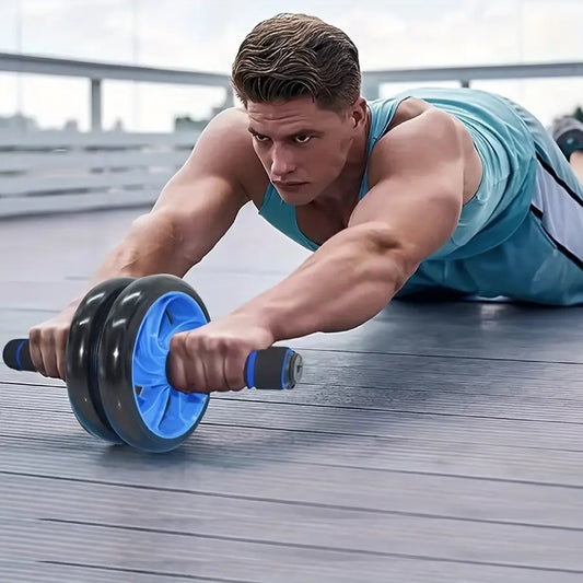 AB Wheel for Abdominal Training – Compact Gym Equipment for Home Workouts, Great for Core and AB Exercises Tiktokshopbacktoschool，Tummy Exercise Equipment