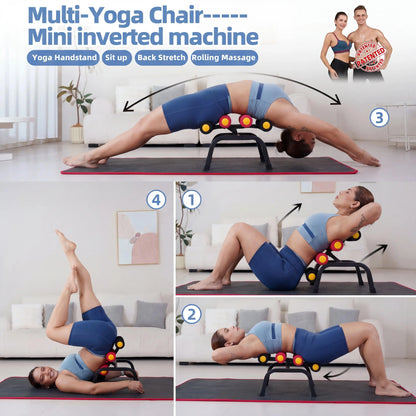 Magic BB Mini Inversion Table – Improve Blood Circulation & Relax Muscles Ideal for 25-54 Yrs Adults, Easy Home Setup, Spine-Friendly Gadget 2-Min Daily Stretch,Summervibes Tiktokshopbacktoschool
