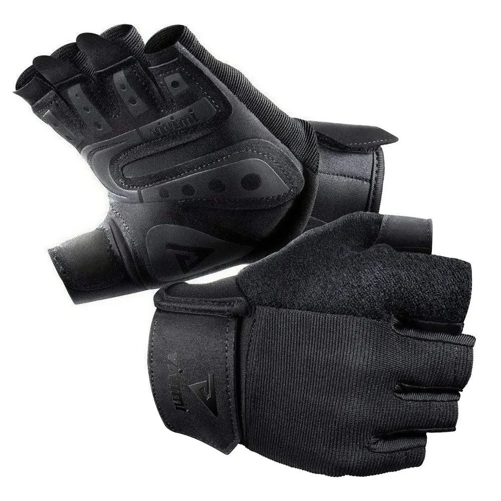 Breathable Half Finger Gym Gloves, Random Print Lightweight Non-Slip Workout Gloves with Wrist Support, Durable Unisex Training Gloves for Weightlifting, Cycling & Daily Fitness, Fitness Accessories