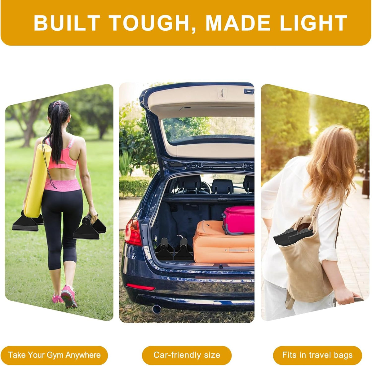 Push up Bars, Pushup Stands, Anti-Slip Soft Plastic Push up Handles, Bottom Anti-Slip Pad, Strength Training Equipment, Perfect for Floor Workout Exercise
