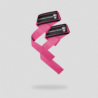 Gymreapers Lifting Straps for Weightlifting Bodybuilding Powerlifting & Strength Training - Premium Padded Neoprene Deadlift Straps with 18" Cotton for Pull-Ups Rows Shrugs Heavy Lifts & Gym Workouts - Grip Support & Wrist Protection Set of 2