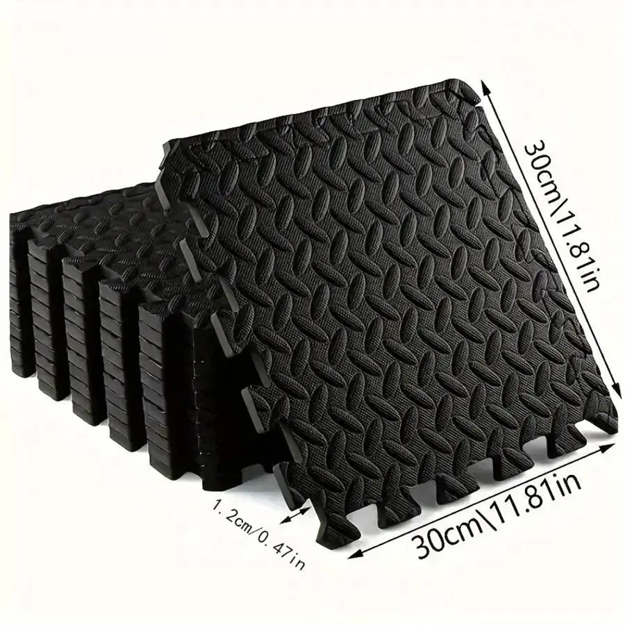 Jigsaw Exercise Mat ½ Inch with EVA Foam Interlocking Tiles,For Mixed Martial Arts, Exercise, Gymnastics and Home Gym Protection,Training Mats,Home Gym Mats,Floor Liners, Fitness Accessories, Sport Gym Accessories