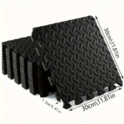 Jigsaw Exercise Mat ½ Inch with EVA Foam Interlocking Tiles,For Mixed Martial Arts, Exercise, Gymnastics and Home Gym Protection,Training Mats,Home Gym Mats,Floor Liners, Fitness Accessories, Sport Gym Accessories
