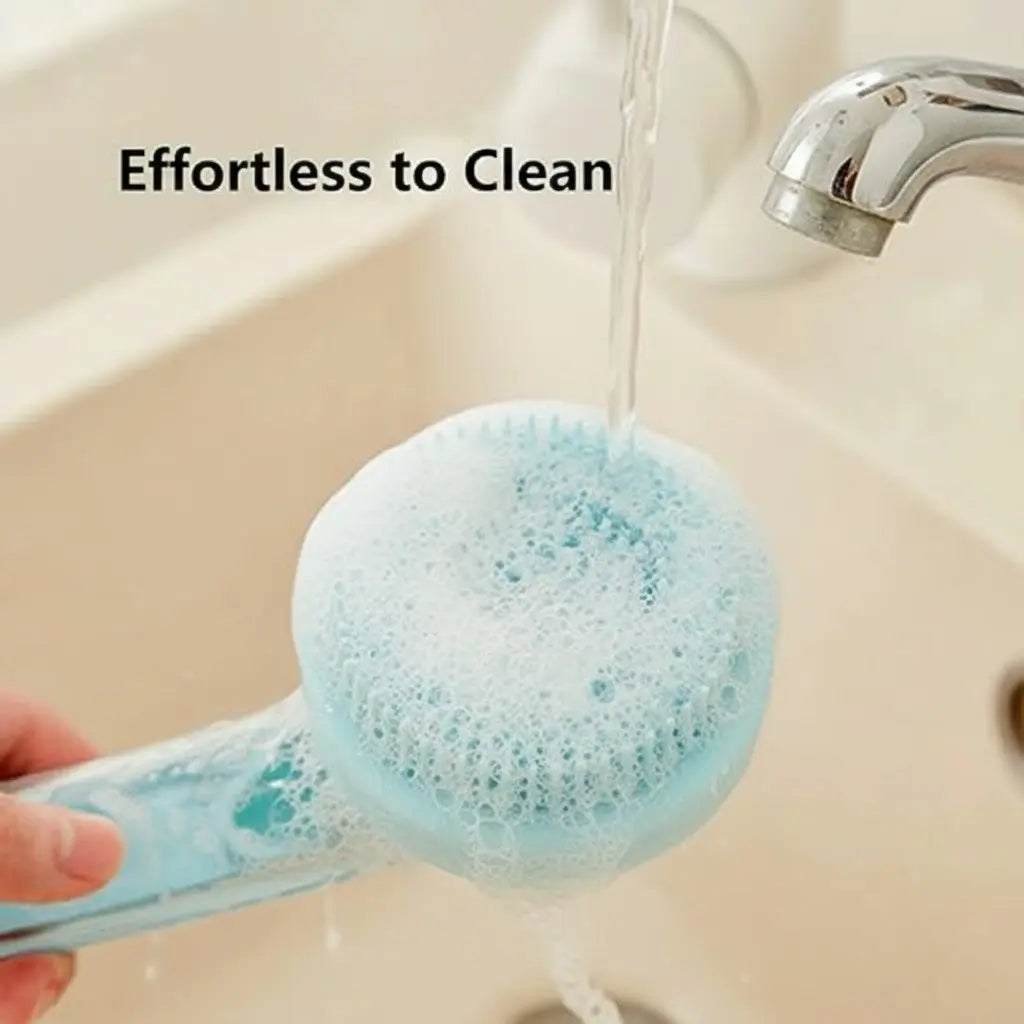 2026 New 2 in 1 Pet Bath & Grooming Brush with Built-In Soap Dispenser for Easy Cleaning, Size 8In × 3In × 4In, Gentle Massage Brush Suitable for Long and Short Haired Dogs and Cats, Ideal for Bathing and Daily Care.