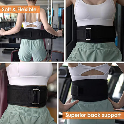Adjustable Weight Lifting Belt, 1 Count Waist Trainer Belt with Double D-Ring Buckle, Workout Fitness Belt for Squat, Dumbbell, Barbell Exercise, Weightlifting Belt, Gym Accessory, Fitness Accessories