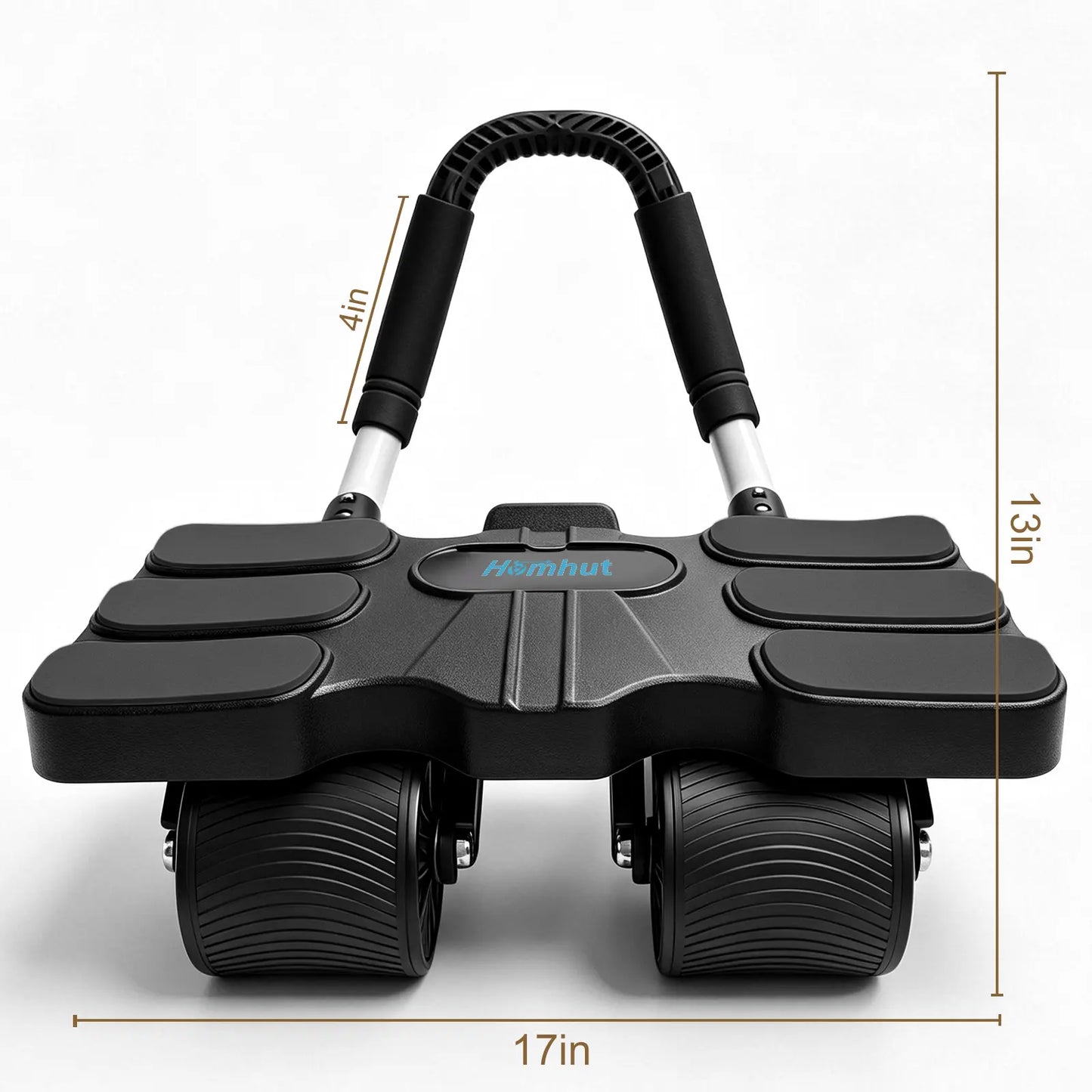 Automatic Rebound Ab Workout Equipment - New Ab Roller Wheel with Timer & Knee Mat, Elbow Support for Women Men Core Training