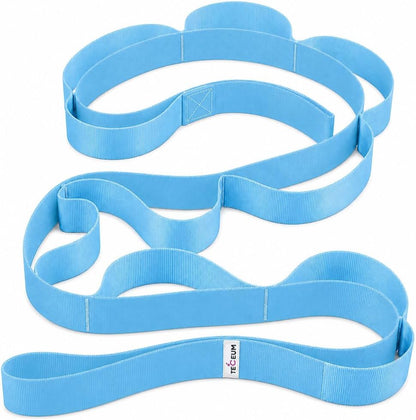 Stretching Strap with 10 Loops for Physical Therapy & Rehab