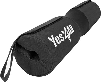 Yes4All Ergonomic Foam Bar Pad, Olympic Barbell Squat & Neck Pad for Squats, Hip Thrusts & Weight Lifting Bar
