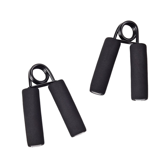 Hand Grips, Steel Construction, Universal Size, 2-Pack, Black