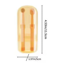 2-Pack Silicone Pet Toothbrush & Tongue Scraper Set