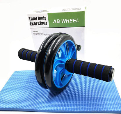 Ab Roller Kit, 5-In-1 with Knee Pads, Push-Up Bars & Jump Rope