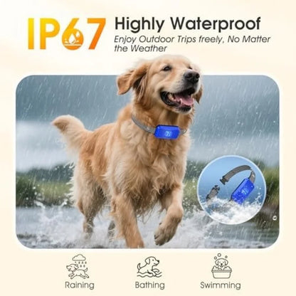 Dog Bark Collar for Small Medium Large Dogs, Rechargeable No Bark Training Collar, 7 Sensitivity 3 Modes Waterproof