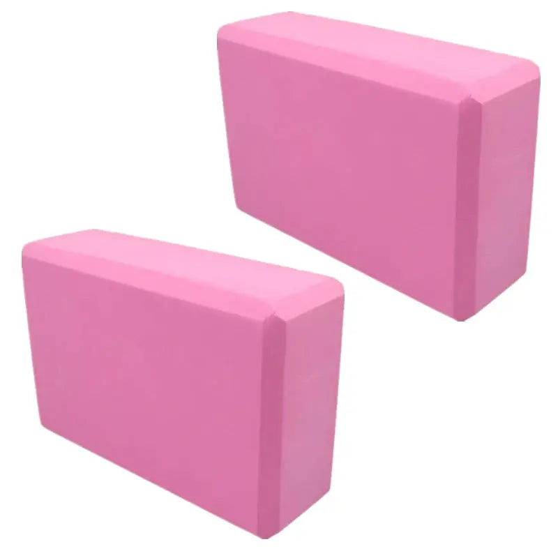 2PCS Gym Blocks Foam Brick Training Exercise Fitness Equipment Dance Yoga Auxiliary Tool Stretching Body Shaping Yoga Blocks