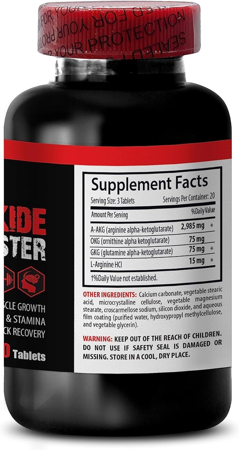 Nitric Oxide Supplement - Nitric Oxide Pills Pre Workout, Pre Workout Nitric Oxide Supplements for Men, Nitric Oxide Muscle Recovery, Nitric Oxide Pre Workout Powder for Men, A-AKG Powder 2Bot