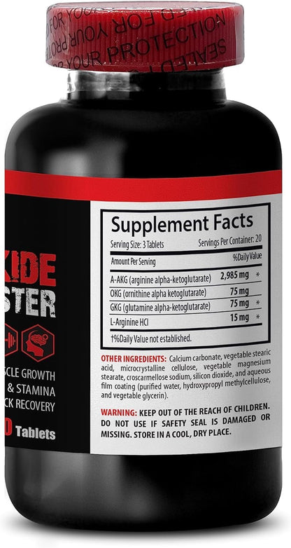 Nitric Oxide Supplement - Nitric Oxide Pills Pre Workout, Pre Workout Nitric Oxide Supplements for Men, Nitric Oxide Muscle Recovery, Nitric Oxide Pre Workout Powder for Men, A-AKG Powder 2Bot