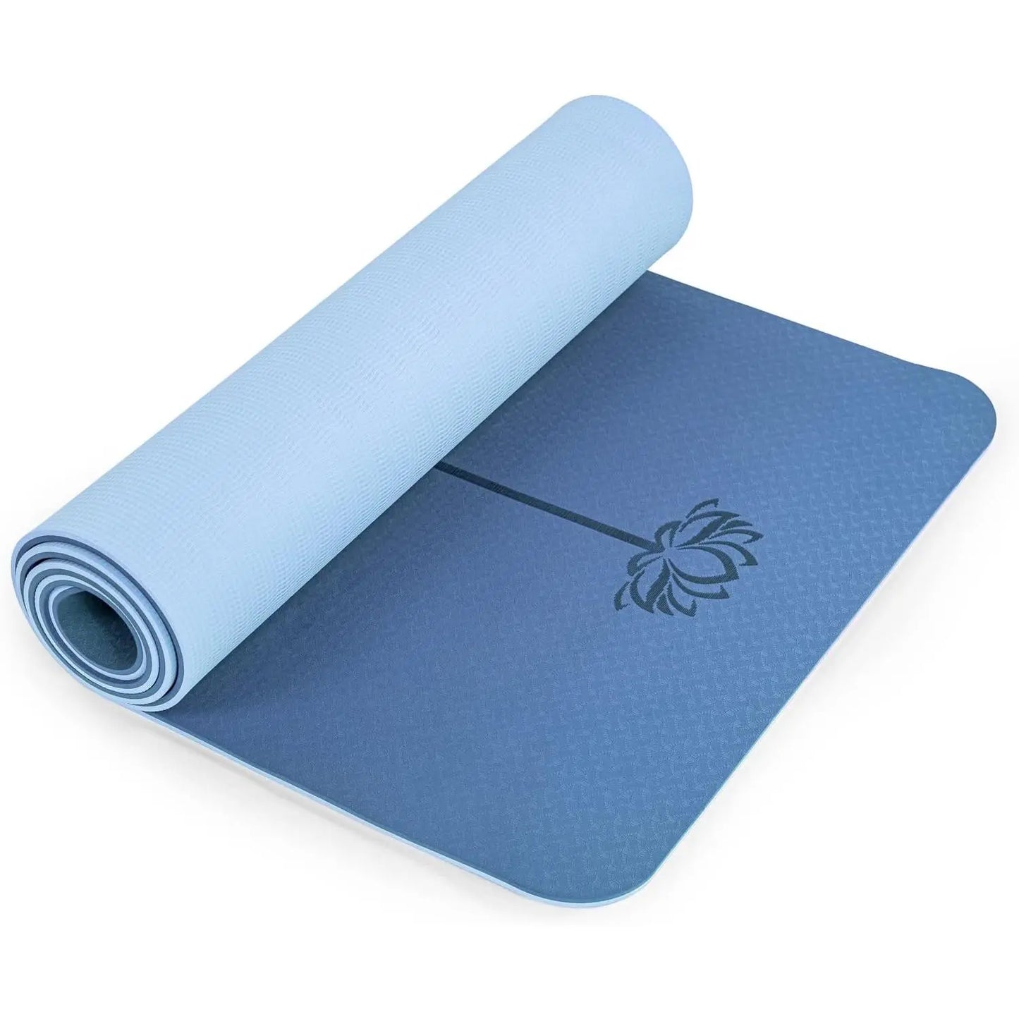 Yoga Mat Non Slip, Pilates Fitness Mats, , Anti- 1/4" Thick Yoga Mats for Women, Exercise Mats for Home Workout with Carrying Sling and Storage Bag