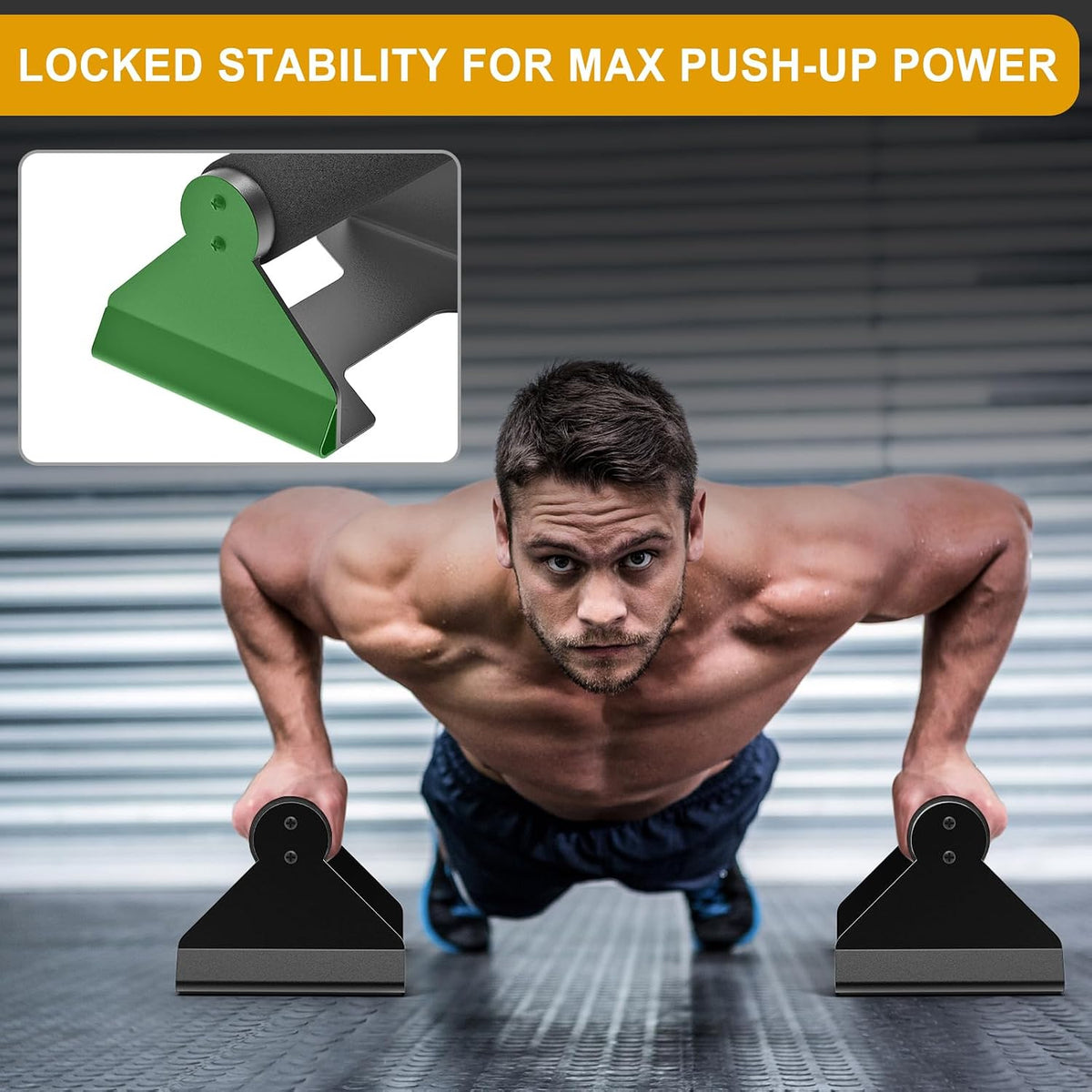 Push up Bars, Pushup Stands, Anti-Slip Soft Plastic Push up Handles, Bottom Anti-Slip Pad, Strength Training Equipment, Perfect for Floor Workout Exercise