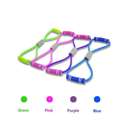 8-Shaped Resistance Band, Stretching Band for Home Workout, Stretch Band for Chest Arm and Shoulder Stretching, Workout Bands, Workout Straps, Fitness Equipment for Home Gym, Training Equipment, Stretching Gear, Home Gym Kit