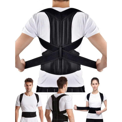 Adjustable Durable Back Aid Support, Back Support Belt, Adjustable Back Brace, Breathable Brace, Back Correction Strap, Waist Training Belt, Fitness Accessories for Men & Women, Body Care Product, Hunchback Aligner