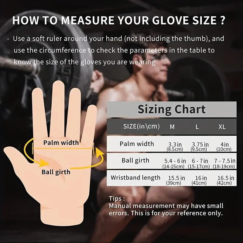 Weight Lifting Training Gloves, 1 Pair Anti-Slip Strength Training Gloves, Sports Gloves for Men & Women, Fitness Accessories, Workout Accessories, Gym Accessories
