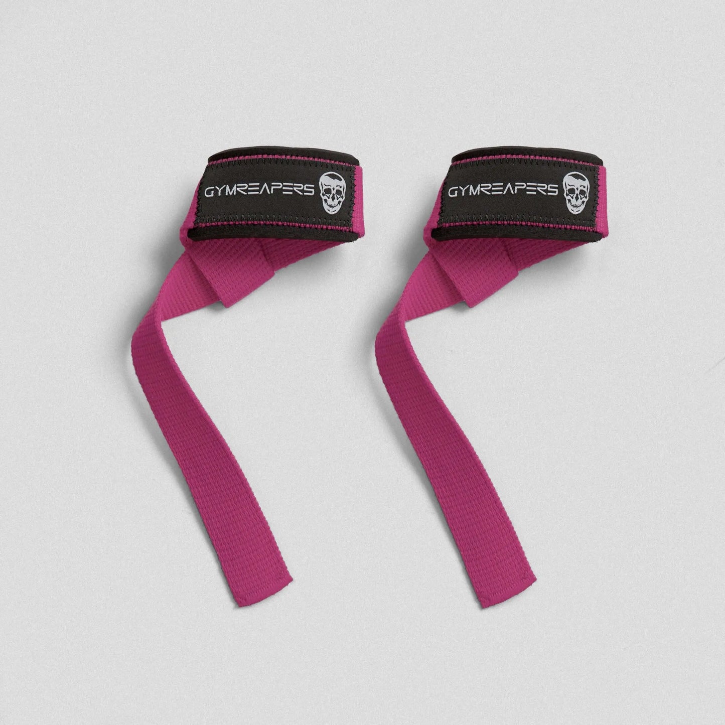 Gymreapers Lifting Straps for Weightlifting Bodybuilding Powerlifting & Strength Training - Premium Padded Neoprene Deadlift Straps with 18" Cotton for Pull-Ups Rows Shrugs Heavy Lifts & Gym Workouts - Grip Support & Wrist Protection Set of 2