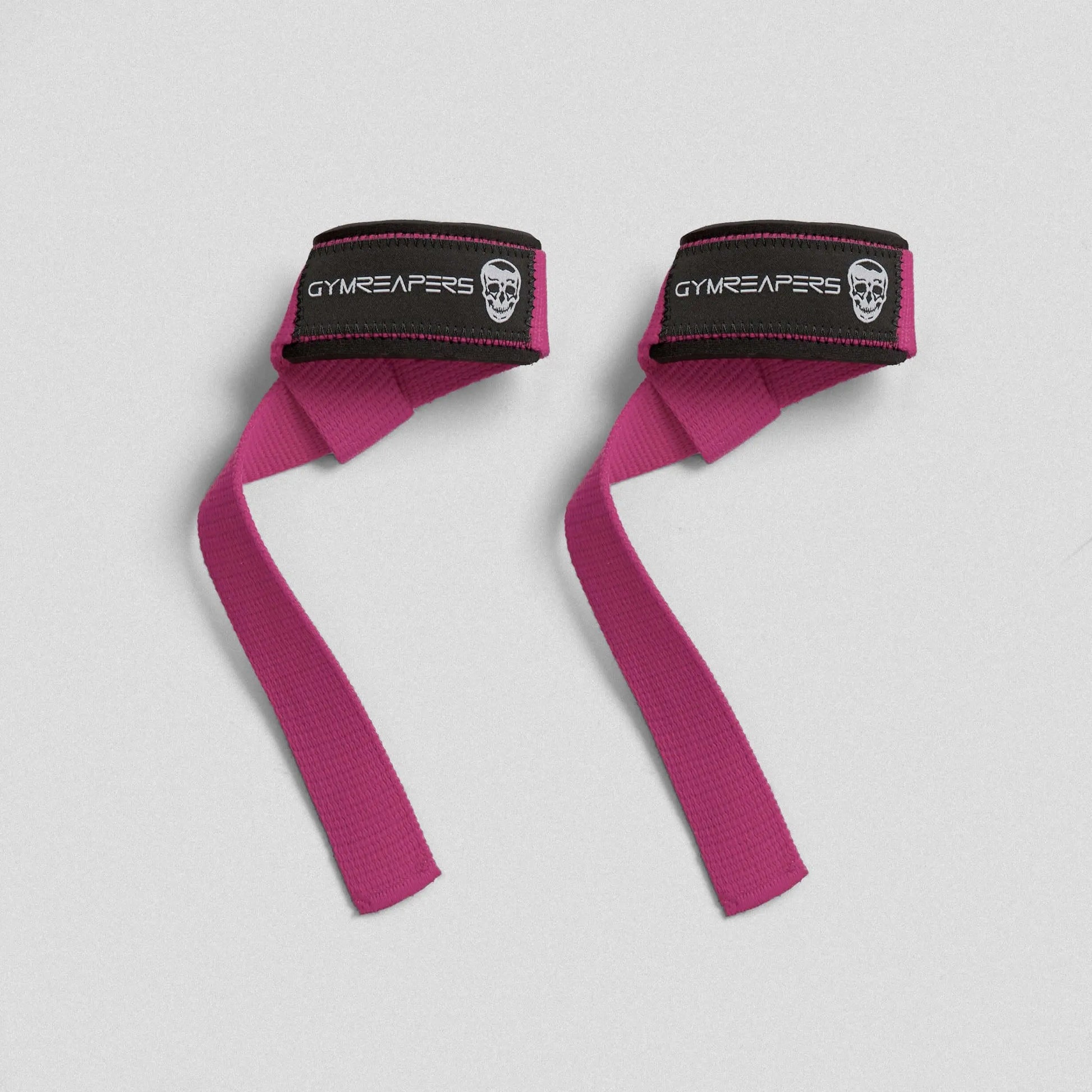Gymreapers Lifting Straps for Weightlifting Bodybuilding Powerlifting & Strength Training - Premium Padded Neoprene Deadlift Straps with 18" Cotton for Pull-Ups Rows Shrugs Heavy Lifts & Gym Workouts - Grip Support & Wrist Protection Set of 2