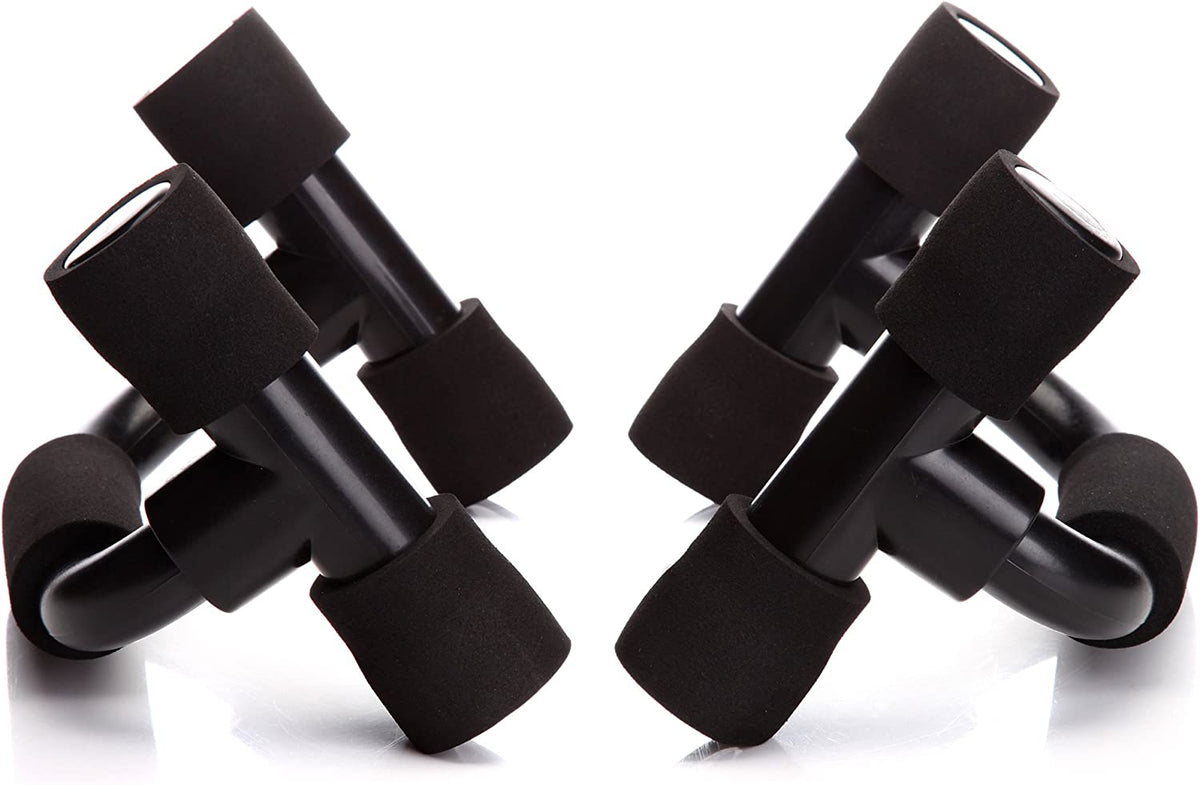 Push up Bars Gym Exercise Equipment Fitness 1 Pair Pushup Handles with Cushioned Foam Grip and Non-Slip Sturdy Structure Push up Bars for Men & Women