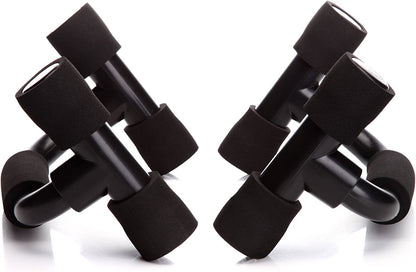 Push up Bars Gym Exercise Equipment Fitness 1 Pair Pushup Handles with Cushioned Foam Grip and Non-Slip Sturdy Structure Push up Bars for Men & Women