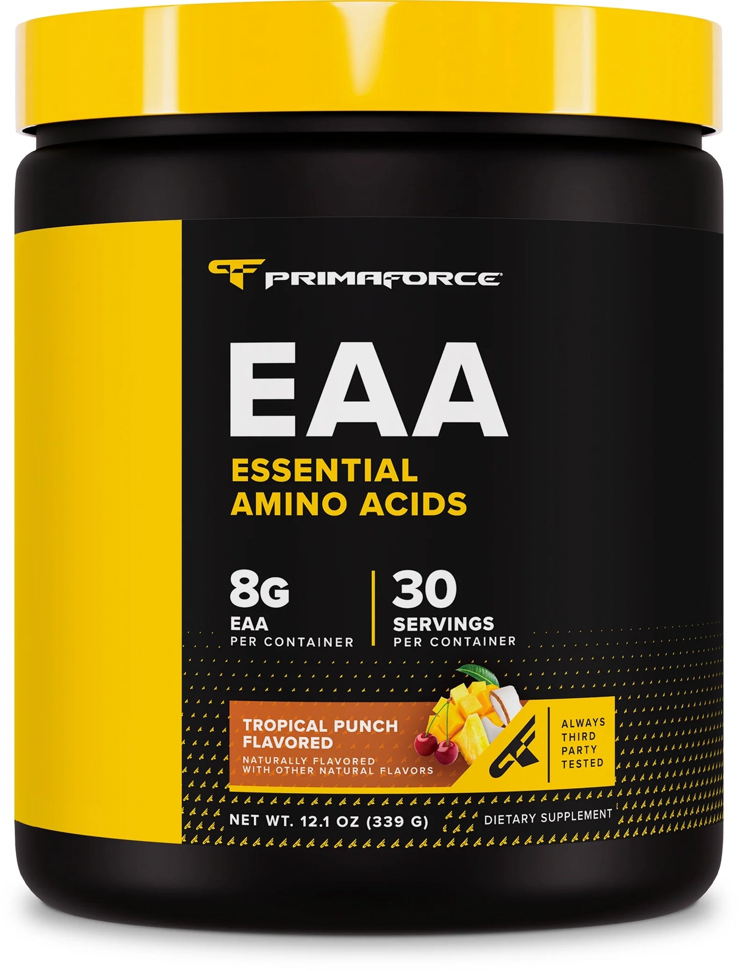 EAA Powder (30 Servings, Tropical Punch) - Essential Amino Acids for Pre/Intra Workout and Recovery - Non-Gmo and Gluten Free