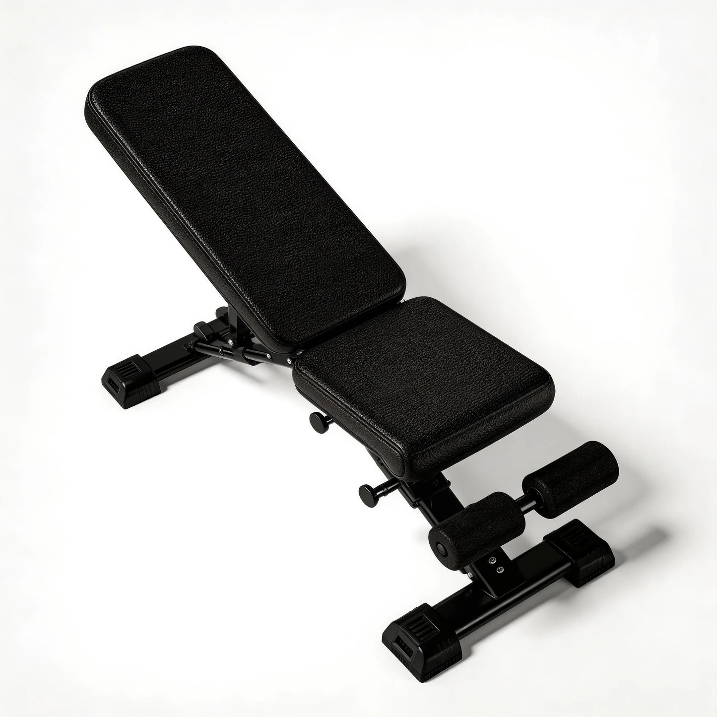 SAVEYOUR Adjustable Incline Weight Bench, Foldable Workout Equipment with High-Density Foam and Resistance Bands for Home Gym Strength Training, Weight Training Equipment, Workout Fitness Equipment