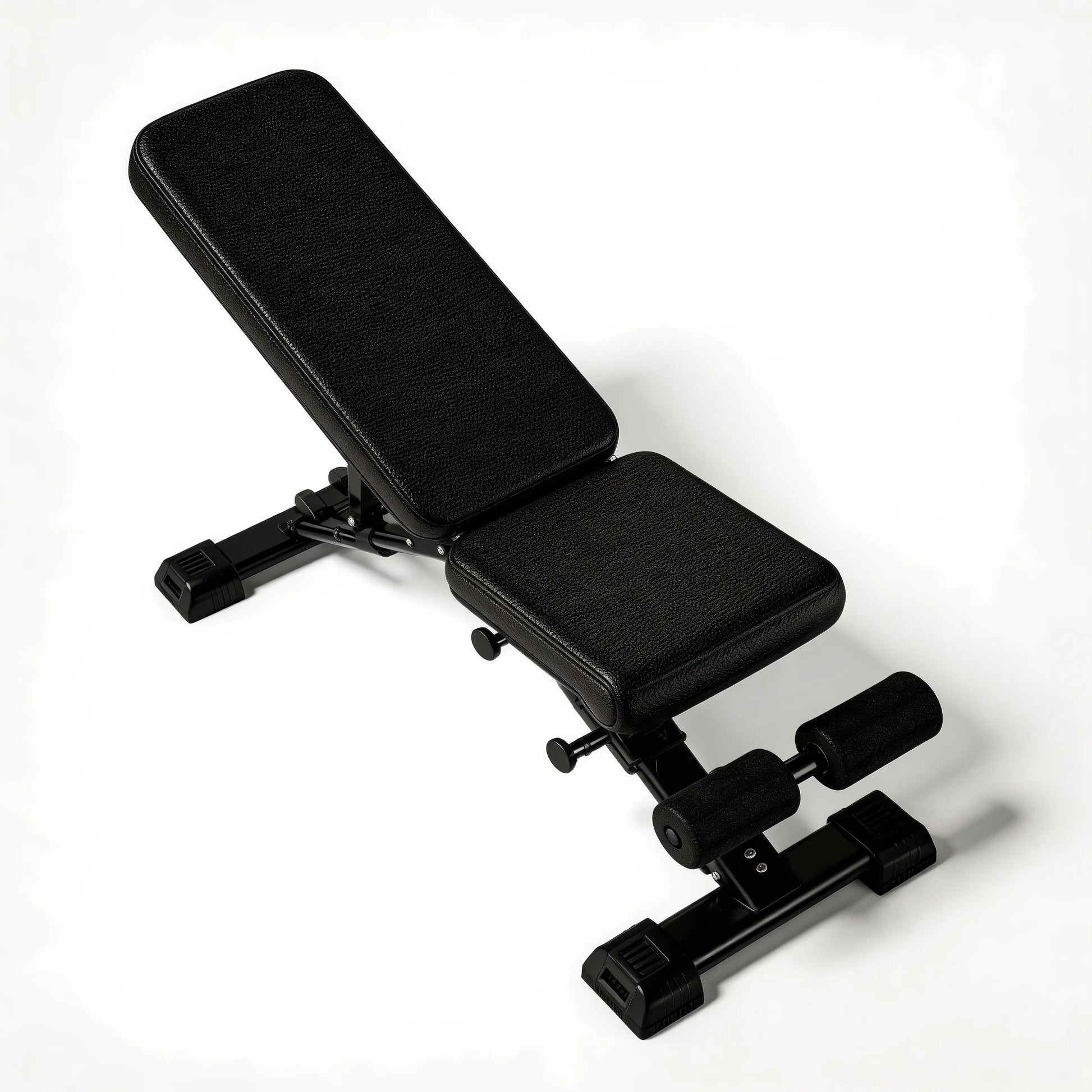 SAVEYOUR Adjustable Incline Weight Bench, Foldable Workout Equipment with High-Density Foam and Resistance Bands for Home Gym Strength Training, Weight Training Equipment, Workout Fitness Equipment