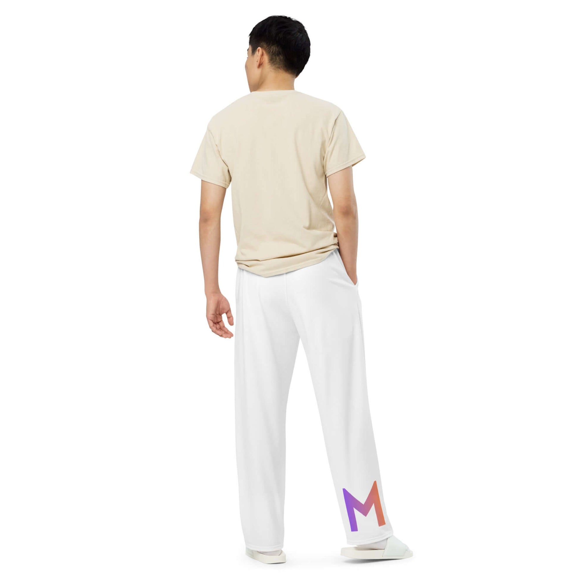 All-over print unisex wide-leg pants - Morvigo