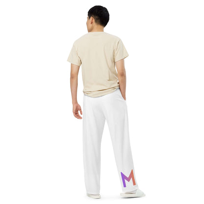 All-over print unisex wide-leg pants - Morvigo
