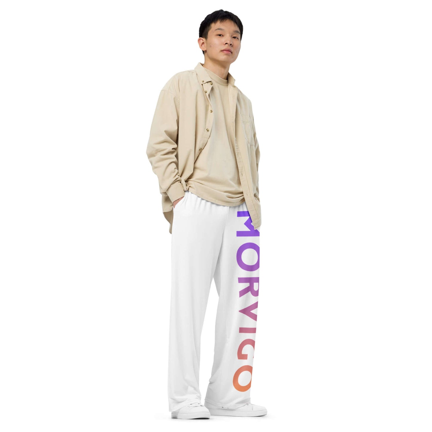 All-over print unisex wide-leg pants - Morvigo