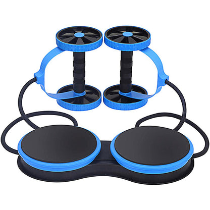 Multi-Function Double Ab Roller Wheel New Version Ab Wheel Exercise Fitness