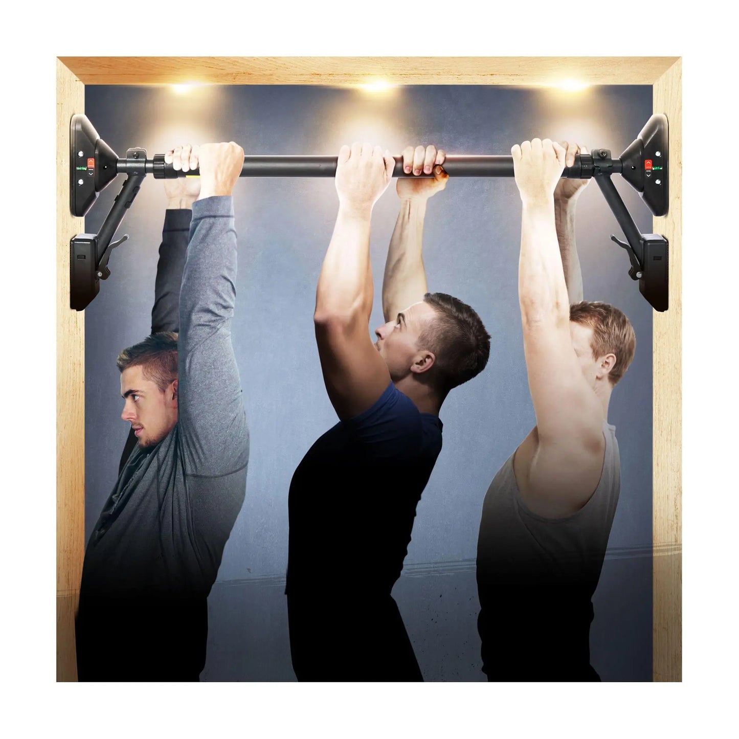 E-Jet Sport Pull up Bar with Dual Security Locking