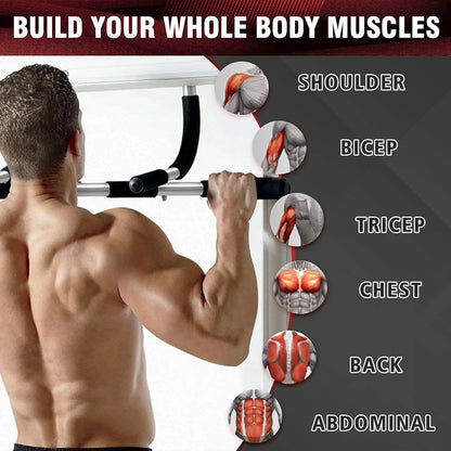 Doorway Pull up Bar, Home Gym Pull up Bar with Free Assembly Tool, Adjustable Portable Upper Body Fitness Workout for Home Gym