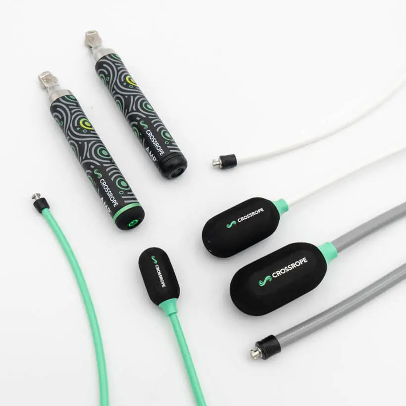Ropeless AMP Bluetooth Jump Rope Set for Tight-Space Workouts with App Connectivity