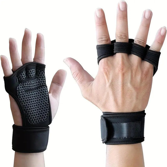 Weight Lifting Training Gloves, 1 Pair Anti-Slip Strength Training Gloves, Sports Gloves for Men & Women, Fitness Accessories, Workout Accessories, Gym Accessories