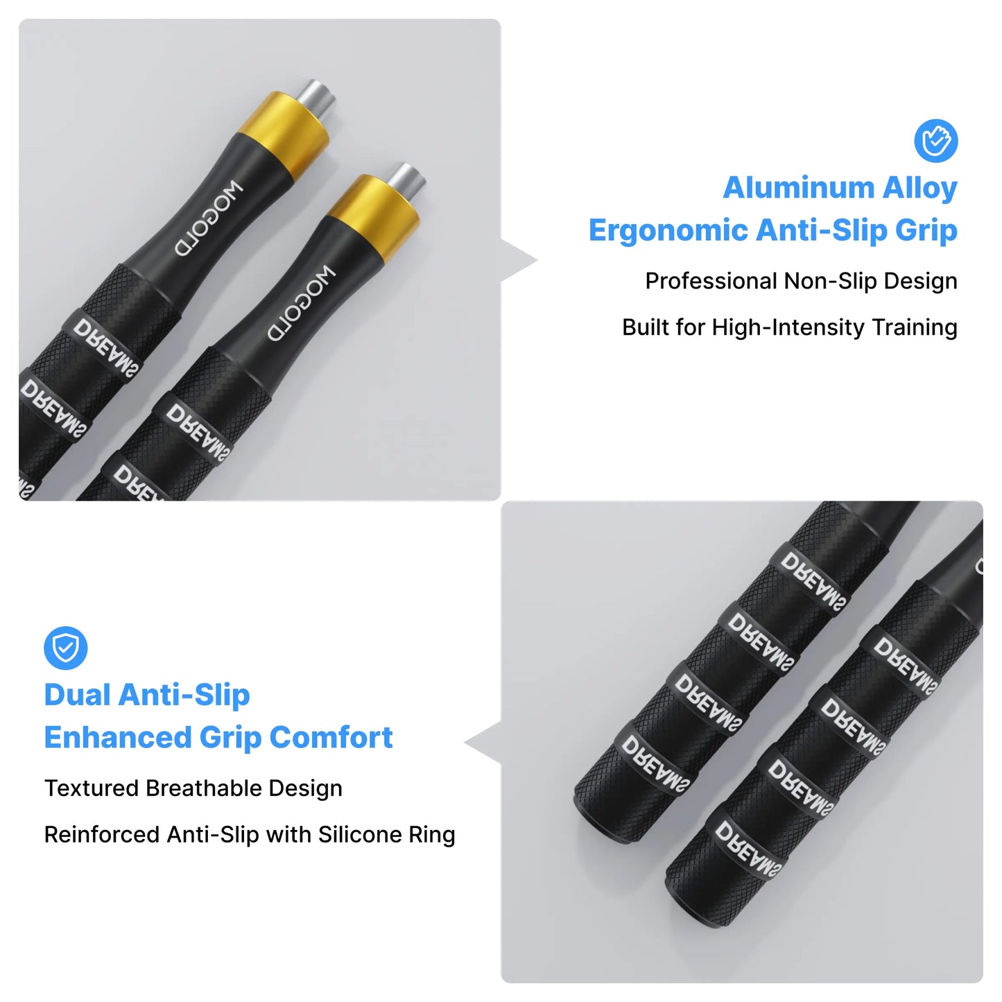 Adjustable Skipping Rope, 1 Count Anti-Tangle Jump Rope with Ball Bearing, Fitness Equipment for Men & Women, Skipping Rope for Home Gym Workout, Adjustable Ropes, Training Equipment