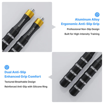 Adjustable Skipping Rope, 1 Count Anti-Tangle Jump Rope with Ball Bearing, Fitness Equipment for Men & Women, Skipping Rope for Home Gym Workout, Adjustable Ropes, Training Equipment