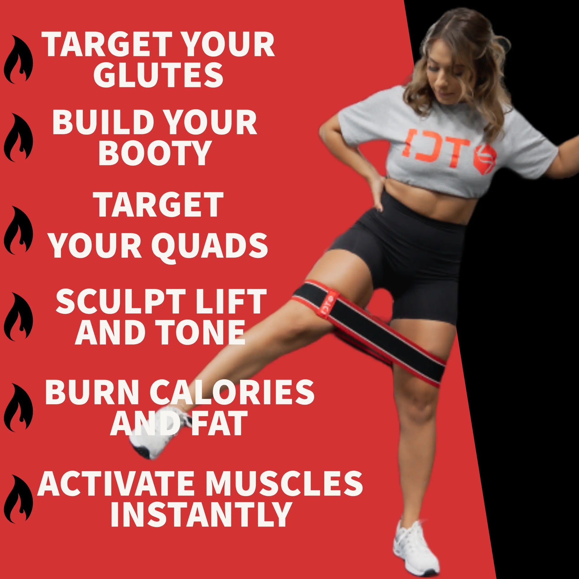 TC1 Non-Slip Cloth Resistance Bands: Elevate Your Training Stretch Band